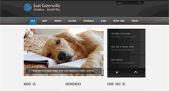 Desktop Screenshot of eastgreenvilleanimalhospital.com
