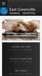 Mobile Screenshot of eastgreenvilleanimalhospital.com